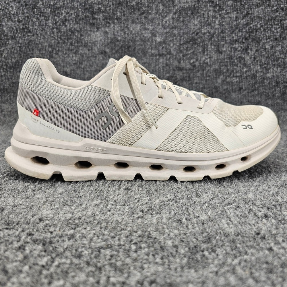 On Cloudrunner Womens Size 11 White Frost Trainer Athletic Road Running Shoes